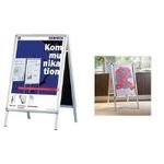 FRANKEN Plakatständer "Standard", DIN A1, 594 x 841 mm für den Außen- und Innenbereich, 4-Bein-Gestell (BSA1)