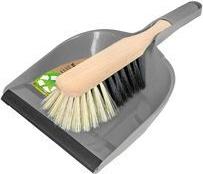 Peggy Perfect Kehrgarnitur mit Lippe "GoGreen" Breite: 190 mm, Kehrschaufel aus Kunststoff, Handfeger - 1 Stück (3053)