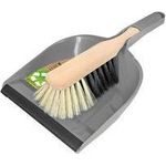 Peggy Perfect Kehrgarnitur mit Lippe "GoGreen" Breite: 190 mm, Kehrschaufel aus Kunststoff, Handfeger - 1 Stück (3053)