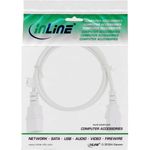 InLine 1m 2x3p IEC Männlich/weiblich (16631W)