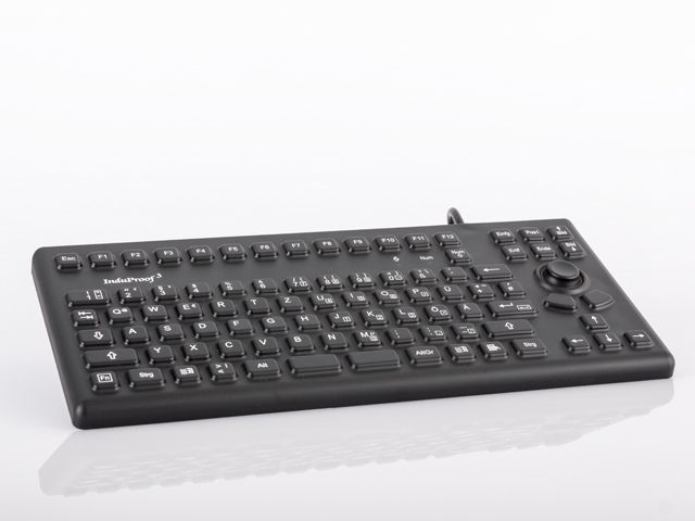 InduKey InduProof 3 TKG-086-MB-IP68-BLACK Tastatur USB Mechanisch Schwarz