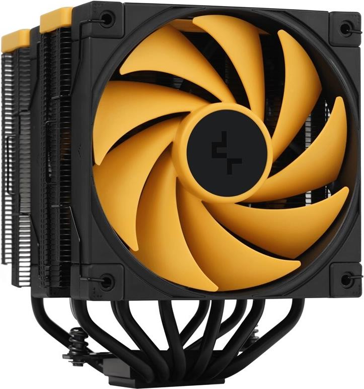 DeepCool AK620 Zero Dark Zoria Prozessor Luftkühlung 12 cm Schwarz - Gelb 1 Stück(e) (R-AK620-BKNPMN-E)