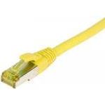 Patchkabel RJ45, CAT6A 500Mhz, 1,5m, gelb, S-STP(S/FTP), TPE/LSZH(Ultraflex), AWG26, mitCat.7 Rohkabel, Synergy 21 (S217660)
