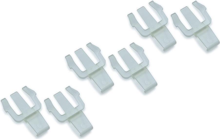 RealWear 3x Schutzhelmklammern für Honeywell North Zone Full Brim 171046 Silber