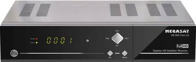 Megasat HD 935 Twin V2 HD SAT Receiver Aufnahmefunktion, Ethernet Anschluss, Twin Tuner Anzahl Tuner (0201133)  - Onlineshop JACOB Elektronik