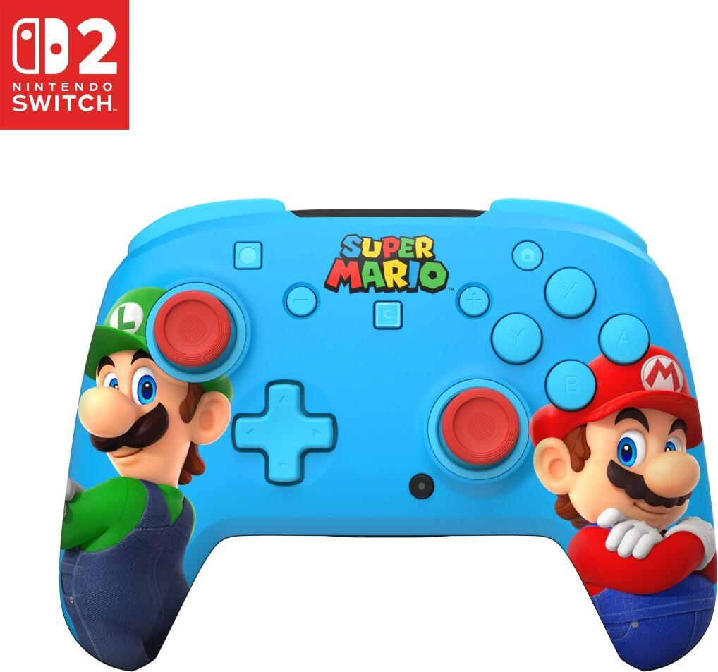 Turtle Beach Rematch Kabelloser Gaming-Controller Mario & Luigi Nintendo Switch 2 RGB