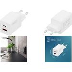 DIGITUS USB-Ladegerät GaN 45W, 1x USB-C, 1x USB-A weiß (DA-10302)