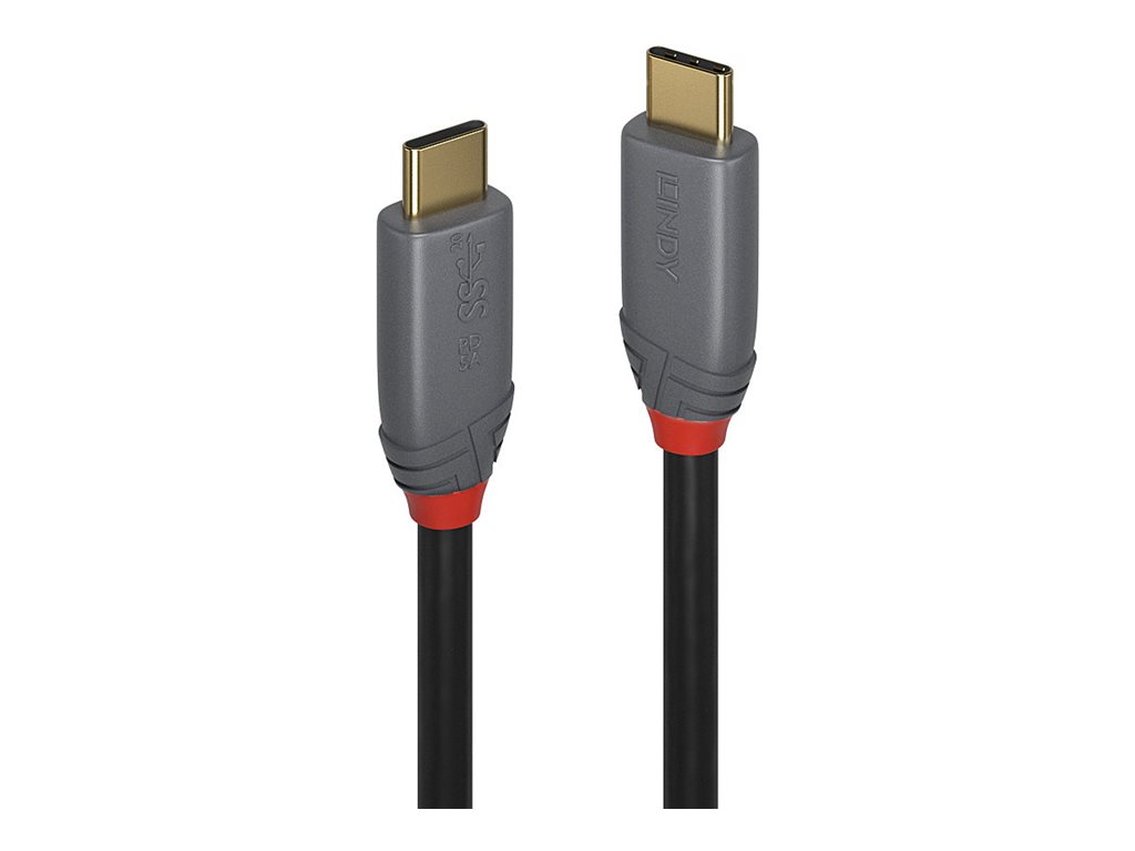 Lindy Anthra Line USB-C Kabel 2 m 20 Gbps Schwarz
