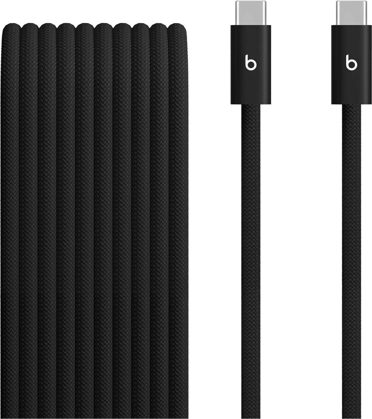 Apple Beats 240W USB-C auf USB-C Geflochtenes Kabel 3m Bolt Black MHX64ZM/A