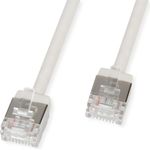 ROLINE U/FTP Patchkabel Kat.6A Ultra- kurzer RJ45 grau 1m (21.15.4501)