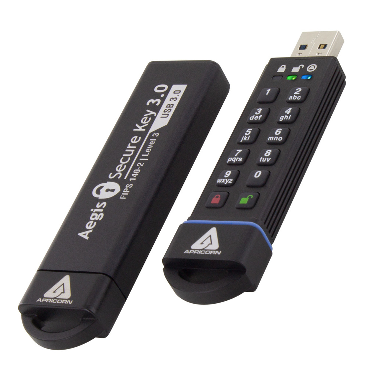 Apricorn Aegis Secure Key 3.0 USB-Stick 480 GB Schwarz