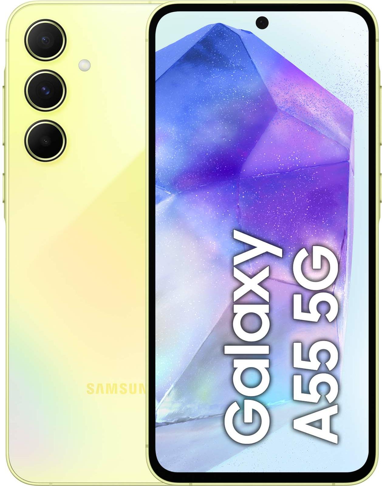 SAMSUNG Galaxy A55 5G 256GB Awesome Lemon EU 16,83cm (6,6\") Super AMOLED Display, Android 14