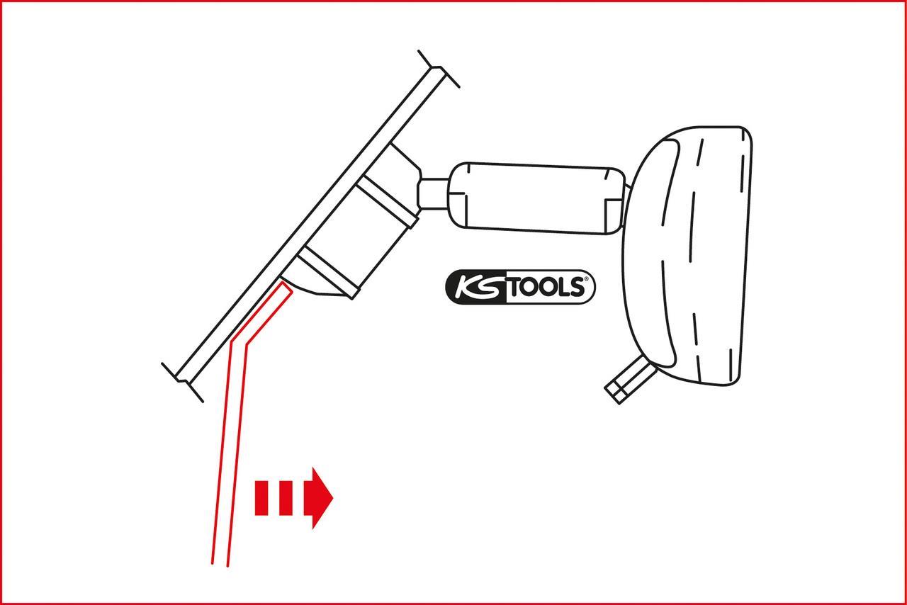 KS TOOLS Ford Innenspiegel-Entriegelungswerkzeug (115.1309)