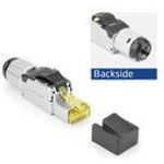 ACT Field termination plug RJ45 CAT6A shielded, toolless, 4PPoE 100W (TD168F)