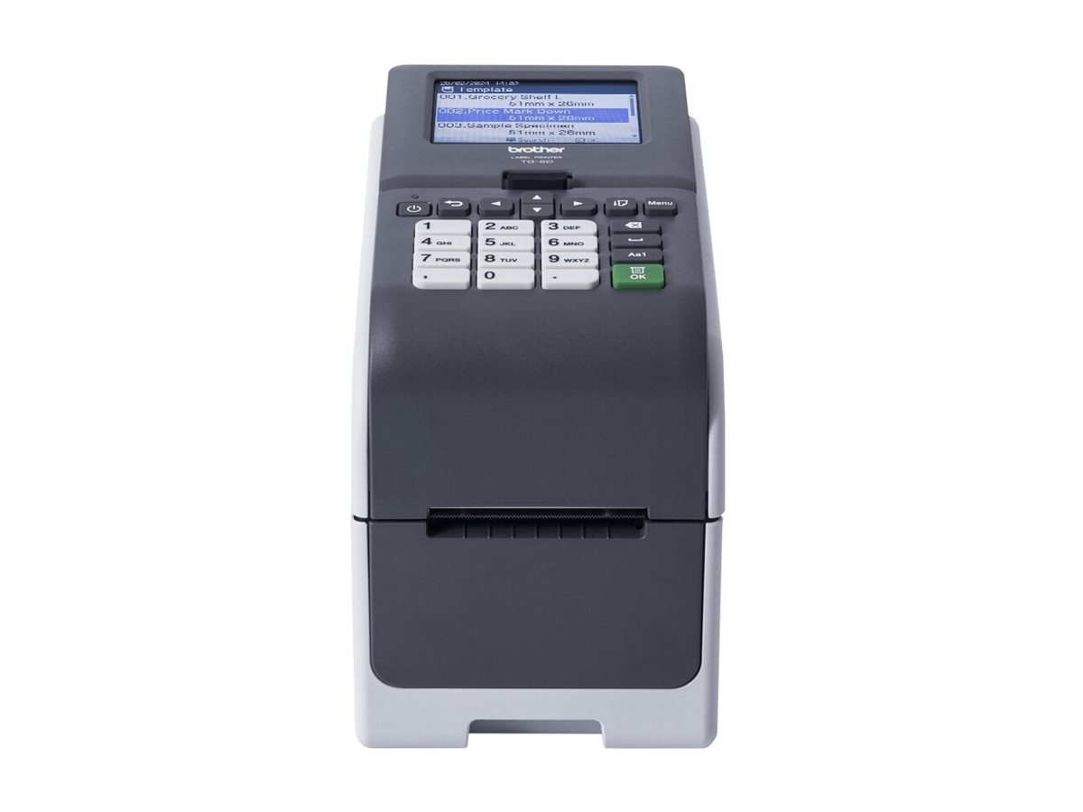 Brother TD-2320DSA300 Etikettendrucker 300 dpi Grau, Weiß