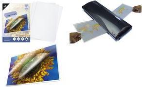 kangaro Laminierfolientasche, DIN A4, glänzend, 200 mic 2 x 100 mic, Maße: 216 x 303 mm, - 1 Stück (K-16008)