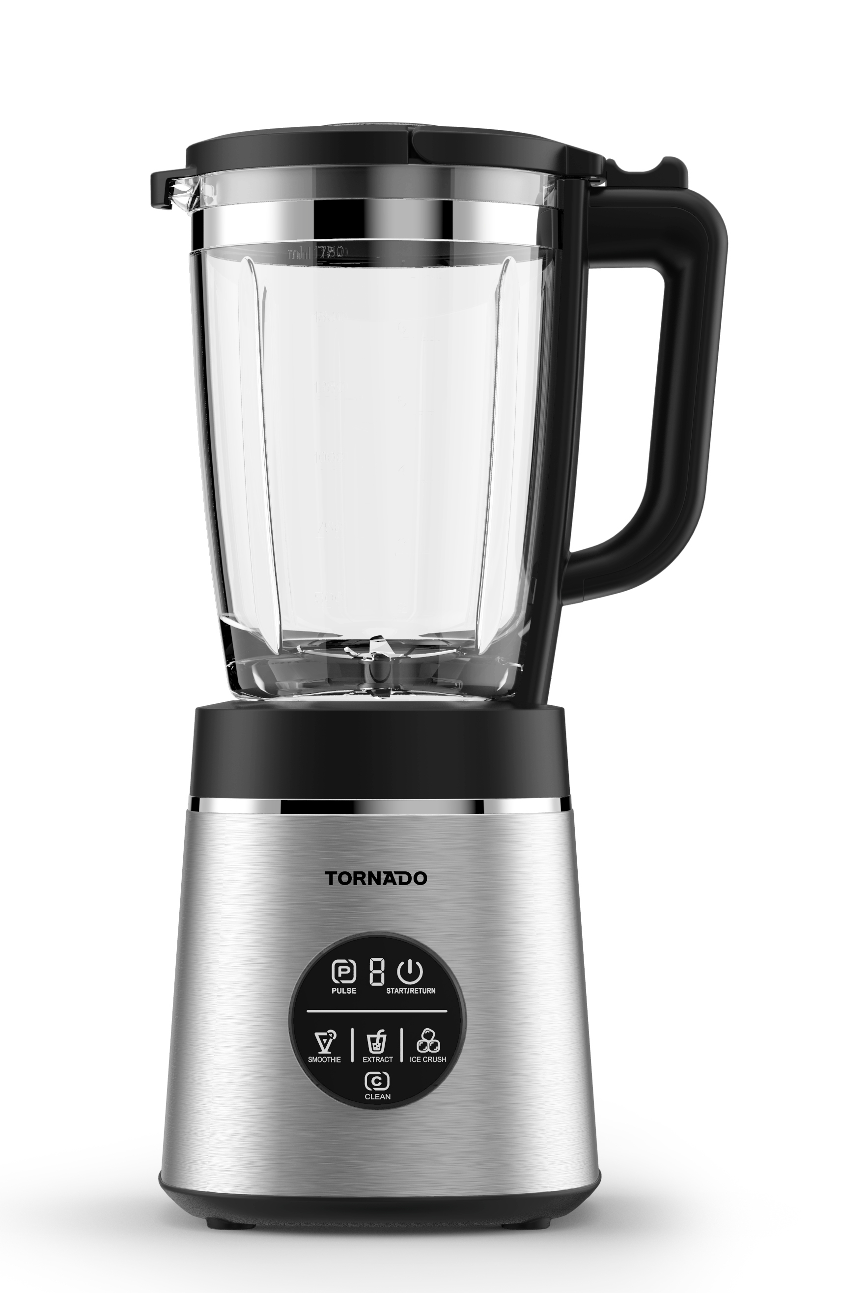 Tornado TBL-1402E-GS Standmixer 1400 W 1,75 l Schwarz