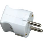 Kopp Schutzkontakt-Stecker, einteiliges Gehäuse, bis 3x1,5mm², 16A, 250V~, IP20 (170202000)