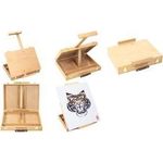 kangaro Box-Staffelei, Buchenholz, Koffer inkl. Griff für Leinwände bis zu 700 mm, Maße Box: - 1 Stück (K-830040)