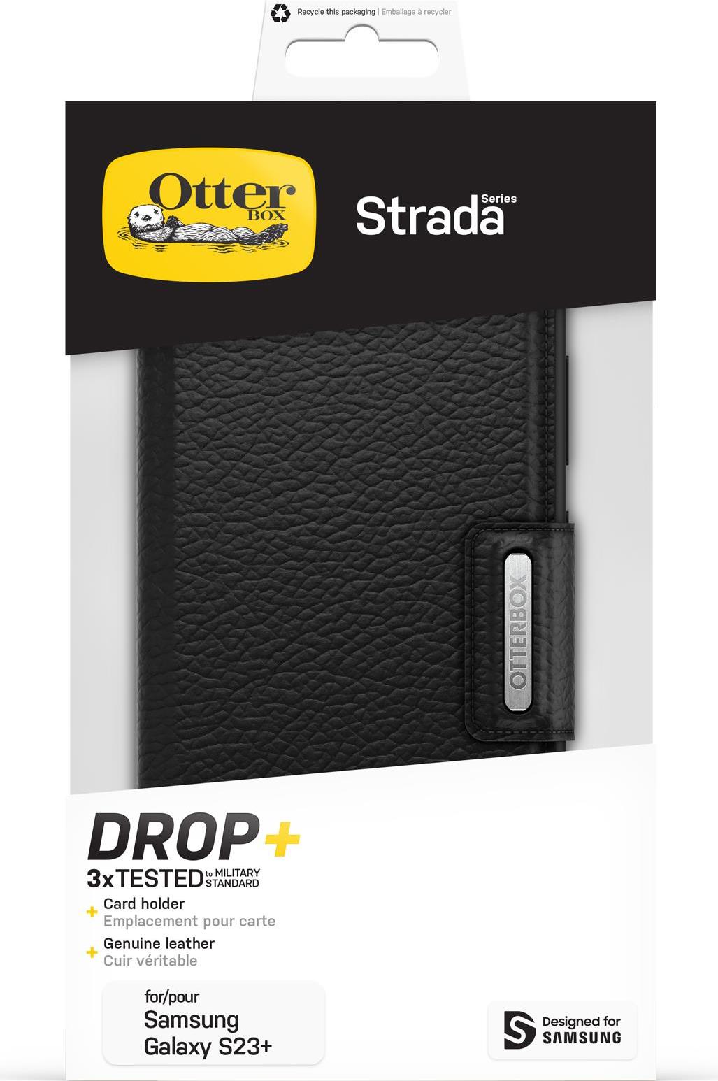 OtterBox Strada Hülle für Samsung Galaxy S23+ Shadow schwarz (77-91179)