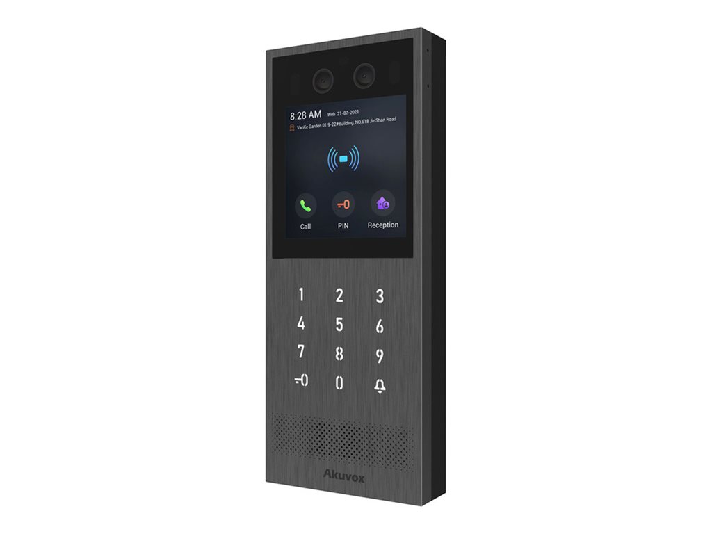 Akuvox X912 Türsprechanlage Kabelgebunden RS-485 Ethernet Wiegand Schwarz