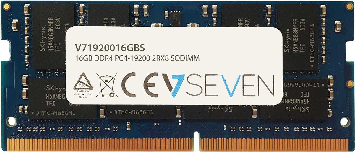 V7 16GB DDR4 2400MHZ CL17 SO DIMM PC4-19200 1.2V (V71920016GBS)