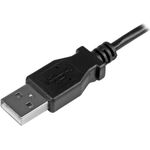 StarTech.com 3 ft Left Angle Micro-USB Charge-and-Sync Cable M/M 28/24AWG (USBAUB1MLA)