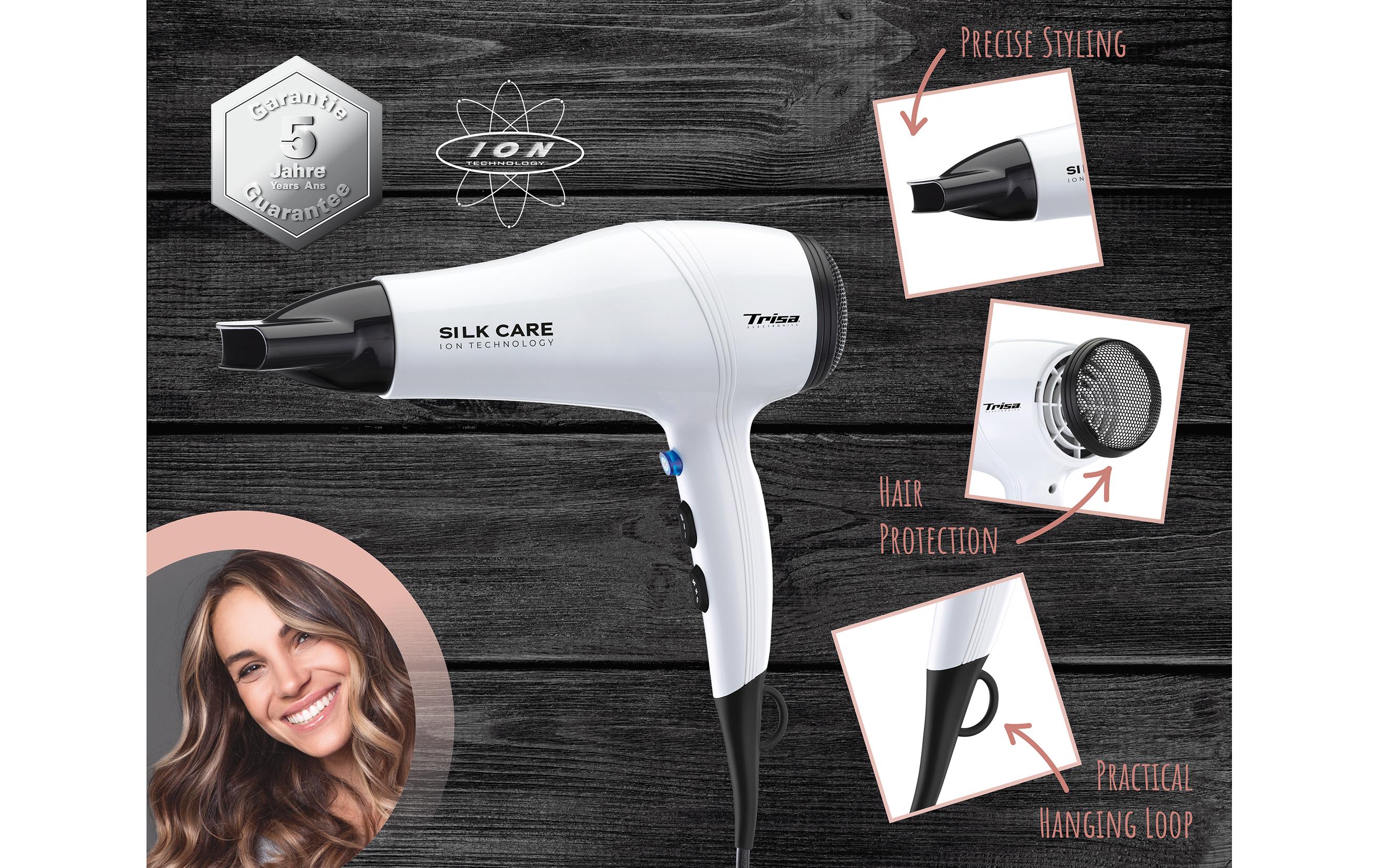 Trisa Silk Care Haartrockner 2200 W Weiß