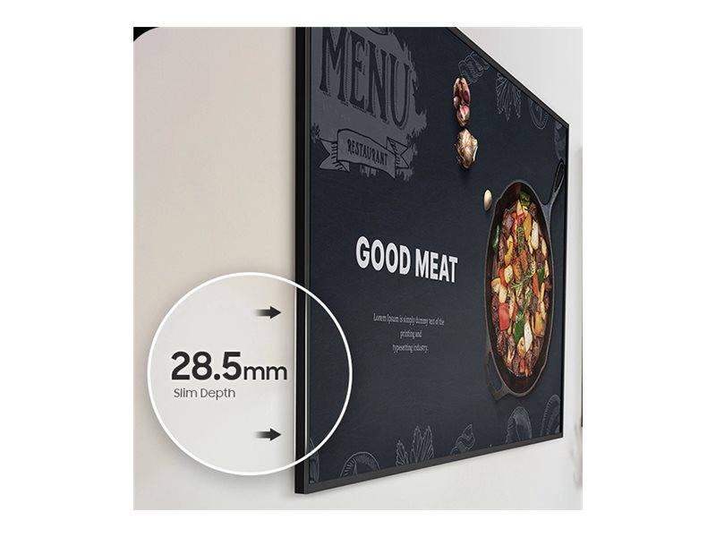 Samsung QM43C 43" 4K UHD Digital Signage Display Schwarz