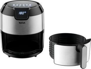 Tefal Easy Fry EY401D Eins 4.2l Stand-alone 1500W Hot air fryer Schwarz - Edelstahl Friteuse (EY401D) (geöffnet)
