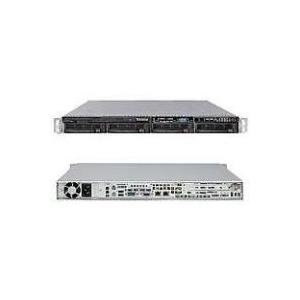 Supermicro SuperServer 6016T-MT 1U Rack-Server Schwarz