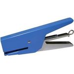 pavo Heftzange, Heftleistung: 12 Blatt, blau aus Metall, ergonomisch geformter Griff, - 1 Stück (8004478)