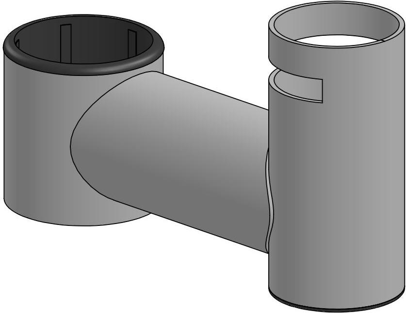 Ergonomic Solutions Swingarm SP1 100mm w/78mm Endpole 45mm outerpole (EET131-02)