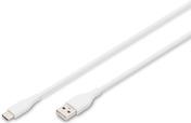 DIGITUS USB-C Silicone charging cable USB-A (AK-300340-010-W)