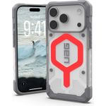 UAG Urban Armor Gear Bundle bestehend aus Pathfinder MagSafe Case & Lanyard (abnehmbar) | Apple iPhone 17 Pro | active lava (rot) (transparent) & schwarz/graphite | 1145511BV02 (1145511BV02)