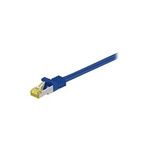 Wentronic GoobayCat.7 Rohkabel Patchkabel, S/FTP (PiMF), Blau, 25 m - LSZH halogenfrei, Kupfer, RJ45 Stecker (91664)