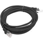 Lanberg PCU5-10CC-0300-BK Netzwerkkabel 3 m Cat5e U/UTP (UTP) Schwarz (PCU5-10CC-0300-BK)