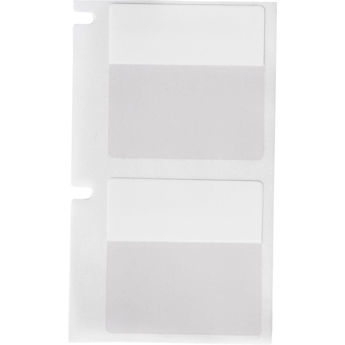 Brady M6-19-427 Selbstlaminierendes Vinyl Etikett 25,40 x 9,53 mm 250 Stück Weiß/Transparent