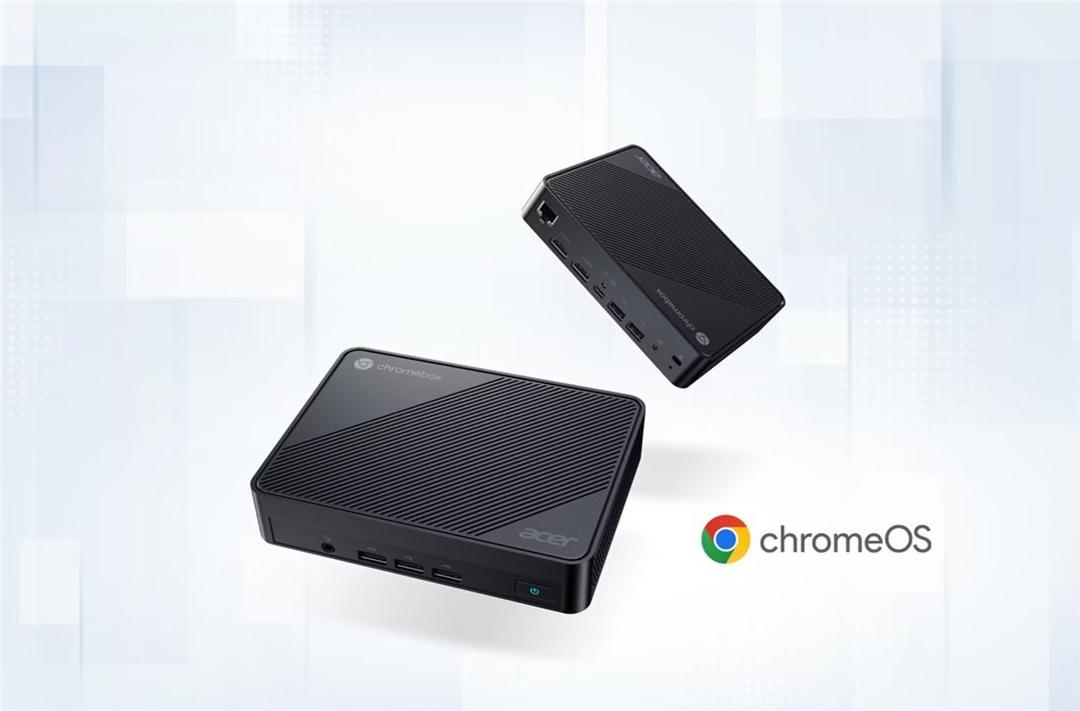 Acer Chromebox Mini CXM2 Mini-PC Intel N150 8 GB RAM 64 GB eMMC ChromeOS Schwarz