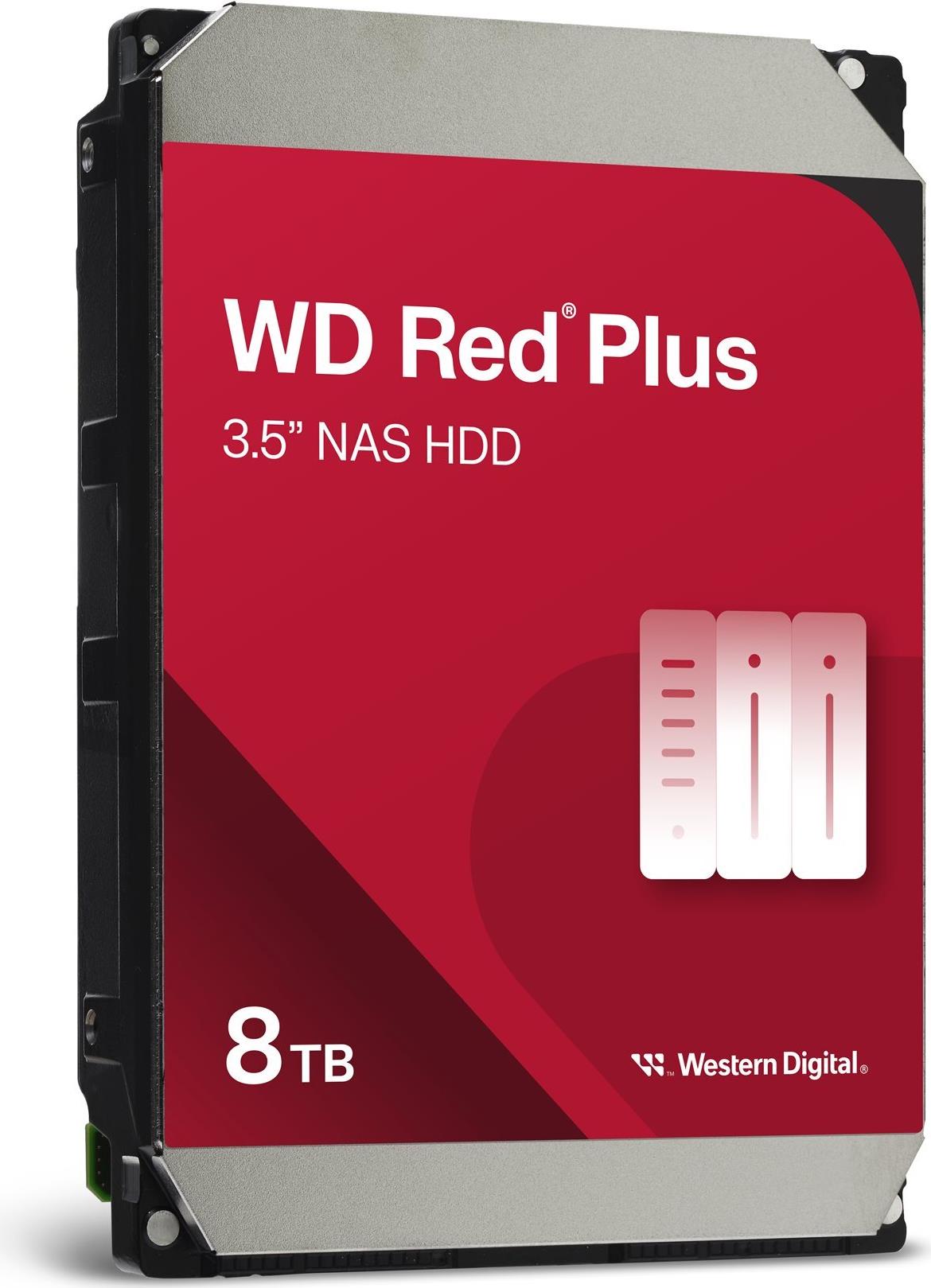 WD Red Plus WD80EFPX 8 TB 3.5" SATA 6Gb/s