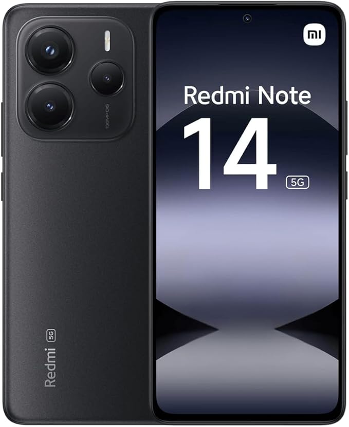 Xiaomi Redmi Note 14 5G Smartphone 6GB RAM 128GB Midnight Black Dual-SIM