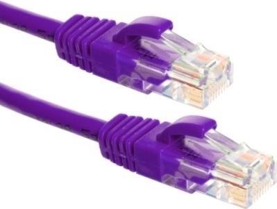 DSIT CAT6a Netzwerkkabel 100% Kupfer - U/UTP - 7,50 meter - Violett (DC-U6A8-075)