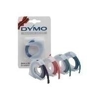 DYMO Matt Rot Rolle (0,9 cm x 3 m) 10 Stck. Etiketten (S0720220/524702)