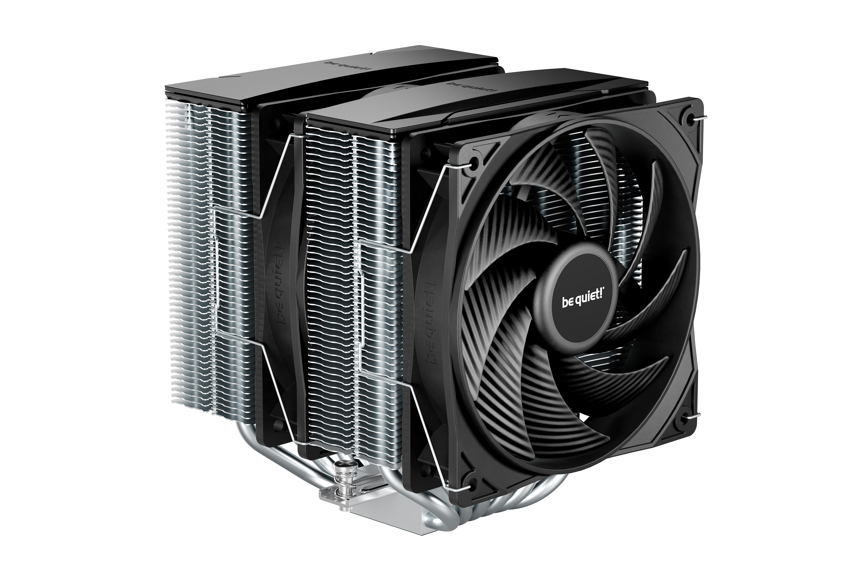 be quiet! Pure Rock Pro 3 Prozessor-Luftkühler für Intel und AMD Silber
