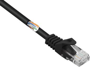 RF-5044016 RJ45 Netzwerkkabel Patchkabel CAT 5 U/UTP 10.00 m Schwarz mit (RF-5044016)