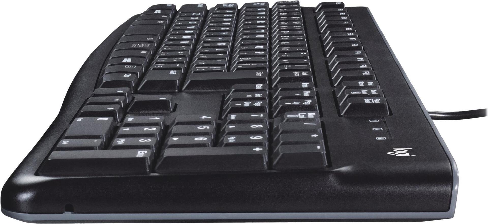 Logitech K120 Tastatur USB Hebräisch Schwarz