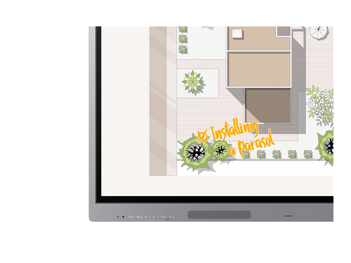 Samsung Interactive Display WE86FX 86" 4K UHD Grau, Schwarz
