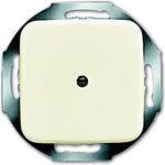 BUSCH-JAEGER Zentralscheibe Leitungsauslass 2527-212 Duro 2000 SI weiss 2527-212 (1710-0-0623)