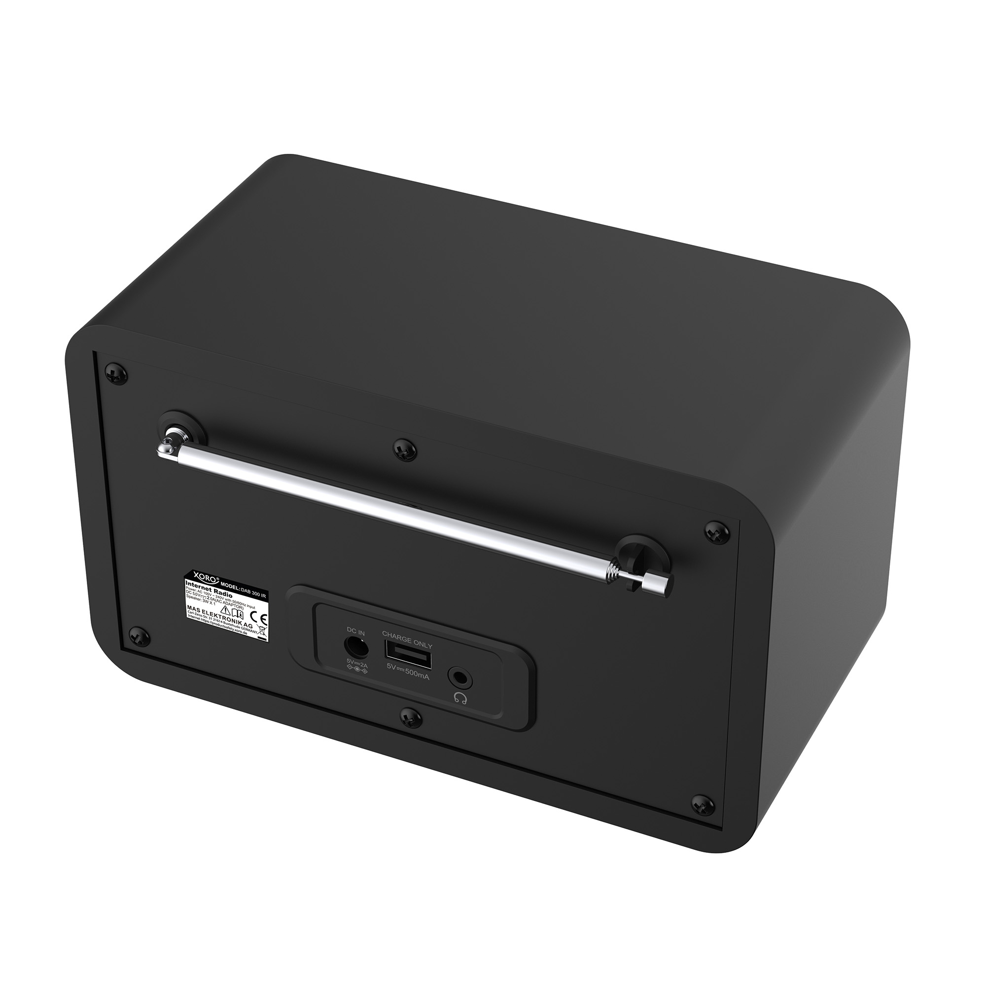 XORO DAB 300 IR Internet Radio DAB+ BT USB UPnP Schwarz