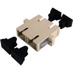 LWL Kupplung SC/SC, Duplex, Single-/Multimode, Kunststoff-Gehäuse mit Keramik-Ferrule (90707)